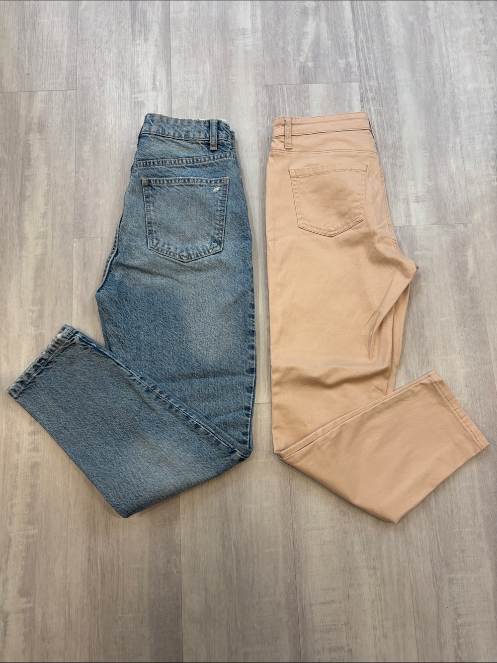 Buffalo David Bitton Pants & Zara Blue Distressed Jeans (Bundled) both size 4